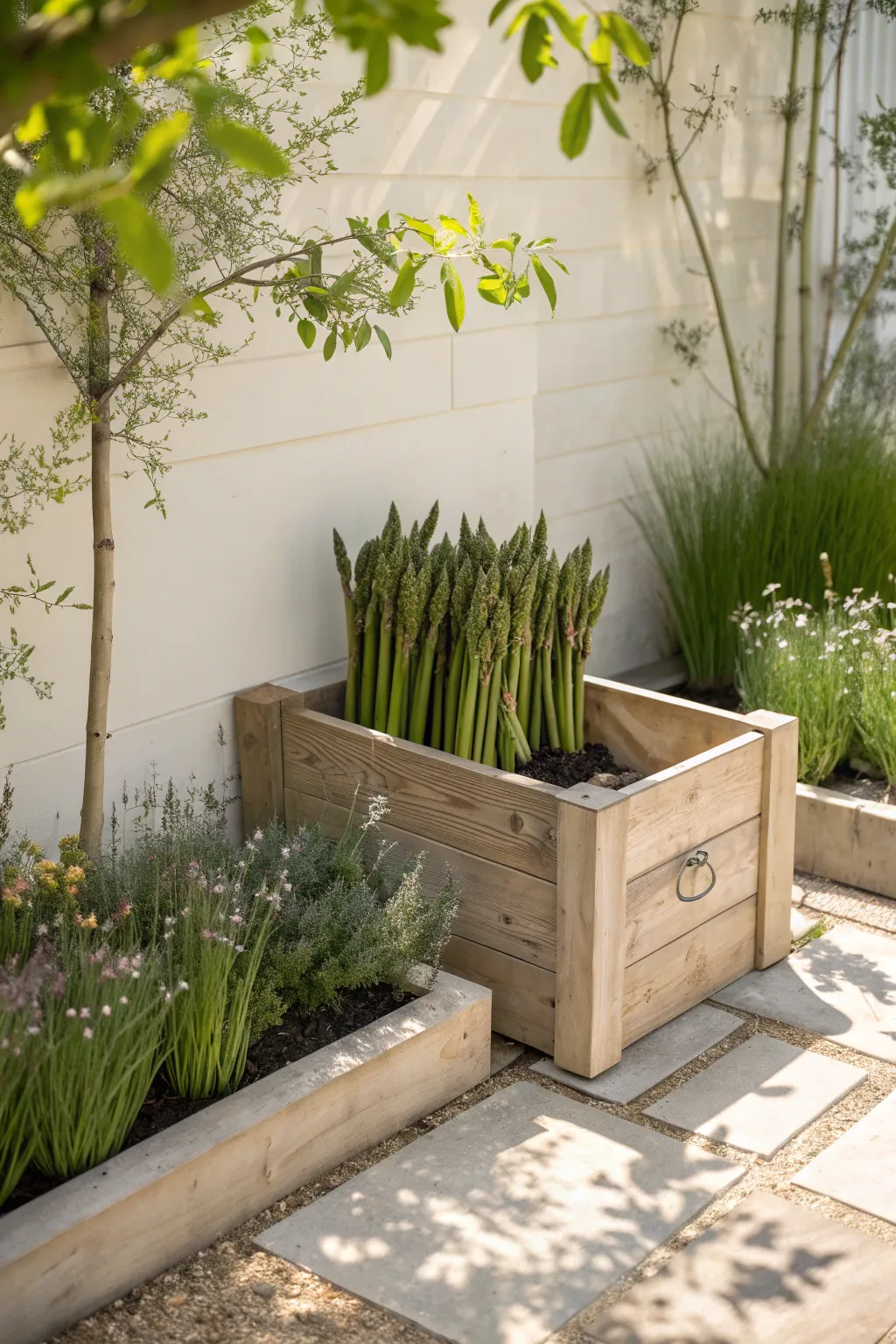 Discover the hidden treasures of your garden with a secret asparagus bed.