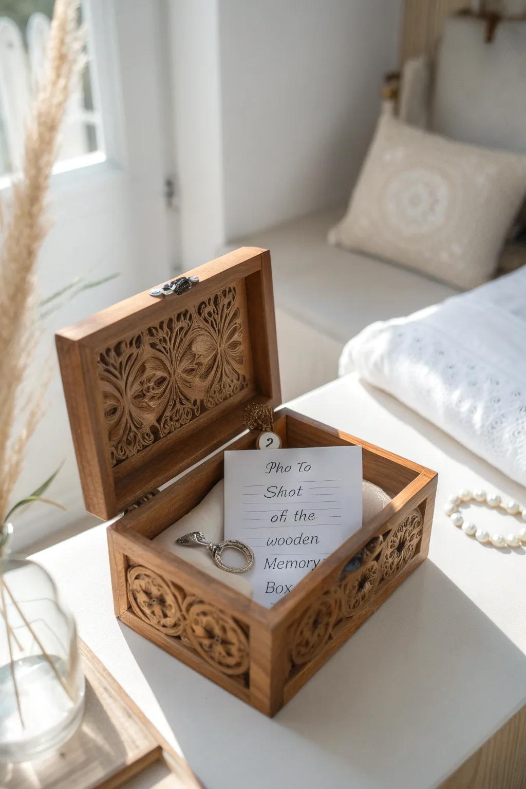 Capture precious moments with a handcrafted memory box, perfect for cherishing baby shower memories.