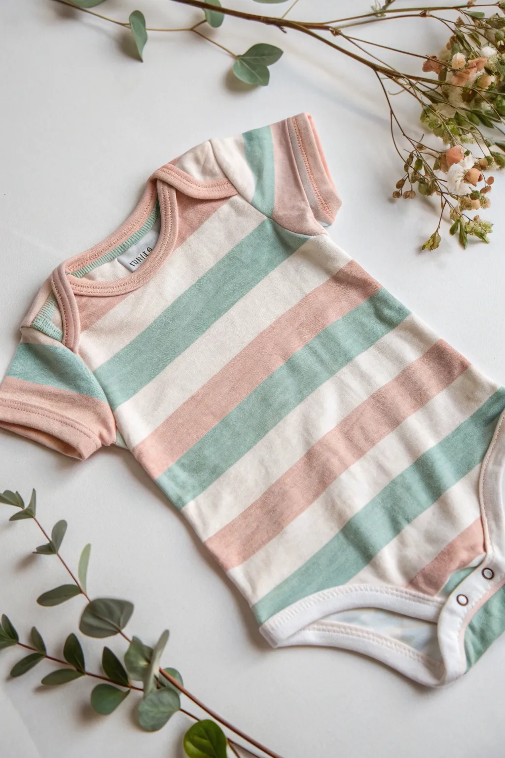 Add a playful twist to your little one's wardrobe with these charming sporty stripes, effortlessly blending simplicity with style.
