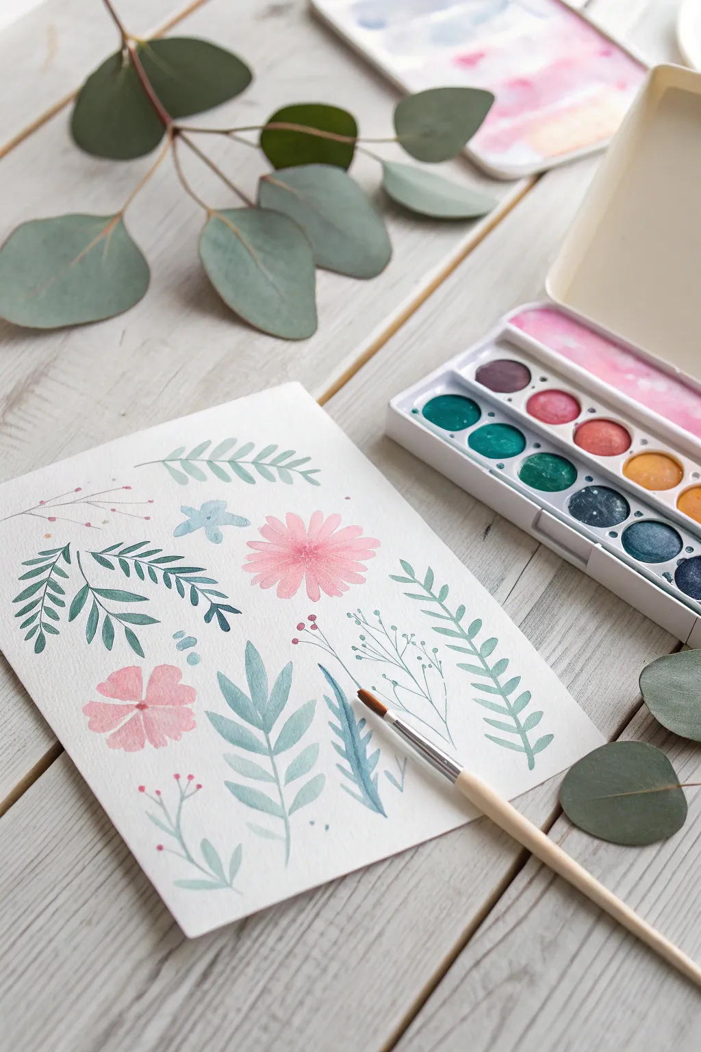 Discover the soothing art of watercolor for your baby shower creations. #WatercolorWonders