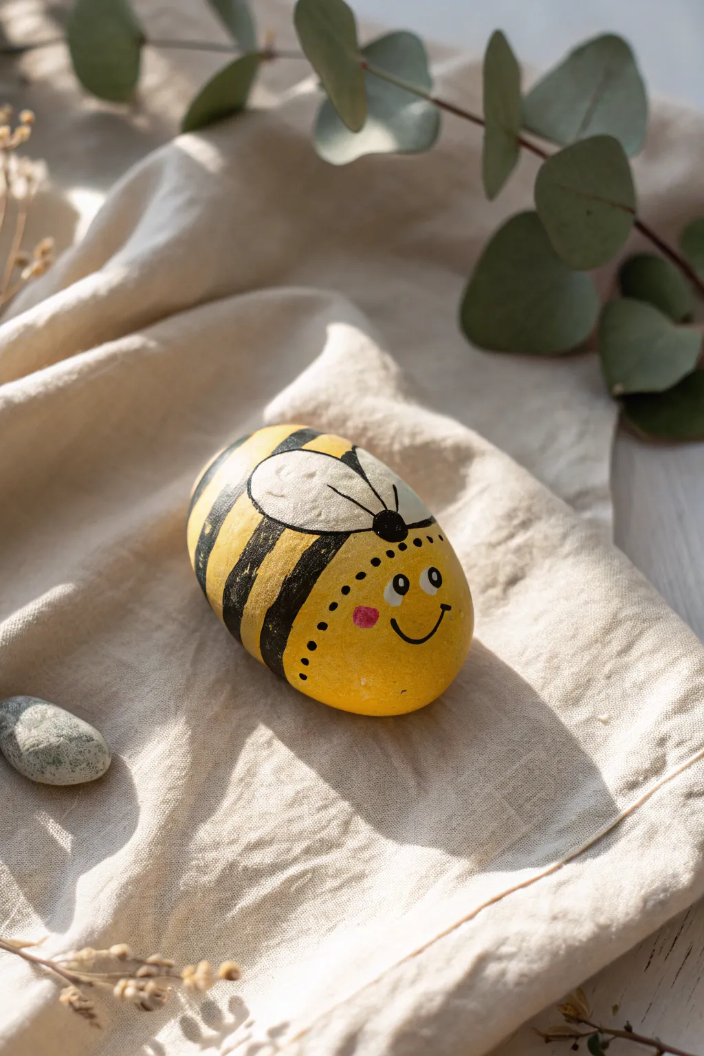 Bring a buzz to your garden with these charming bee rock pets, perfect for crafting with little ones!