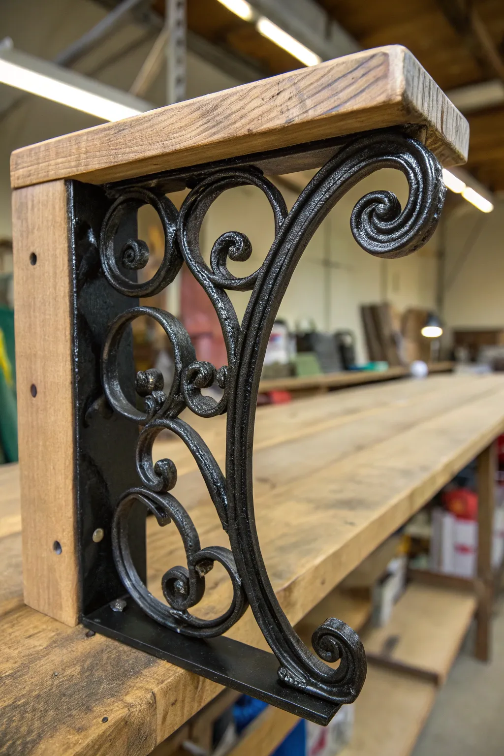 Handcrafted Elegance: Transform Your Space with Artistic Iron Brackets