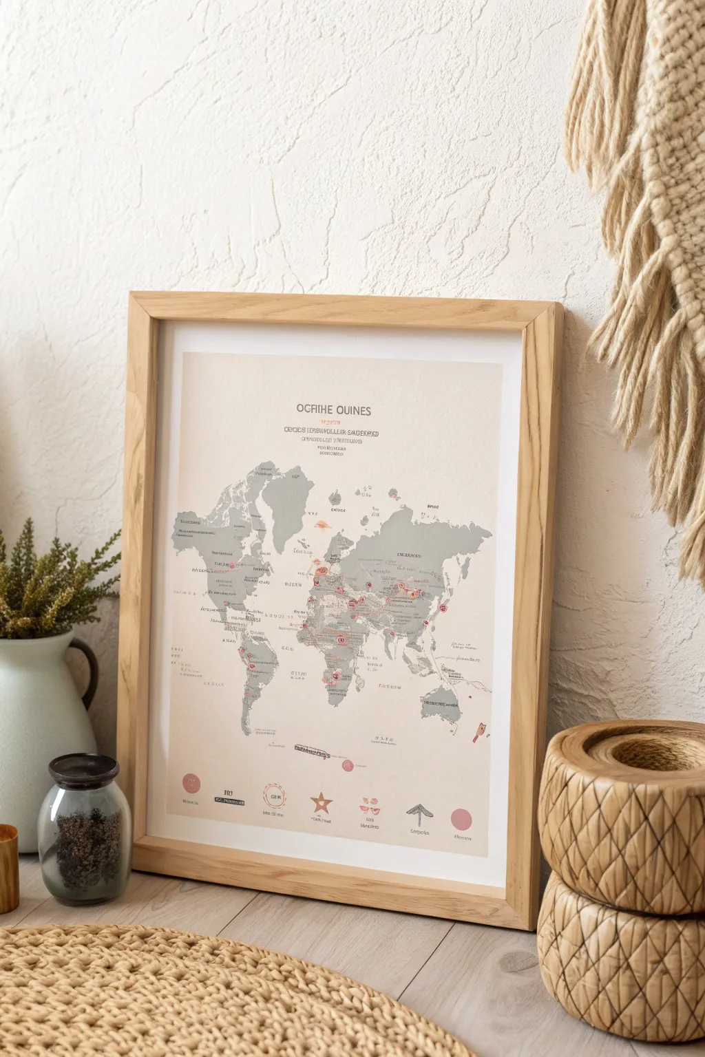 Celebrate your friendship's journey with a bespoke map that tells your story beautifully.