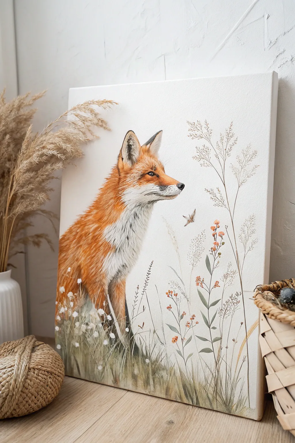 Capture the whimsical charm of the woods with a minimalist fox painting—perfect for adding a cozy touch to any birthday celebration!