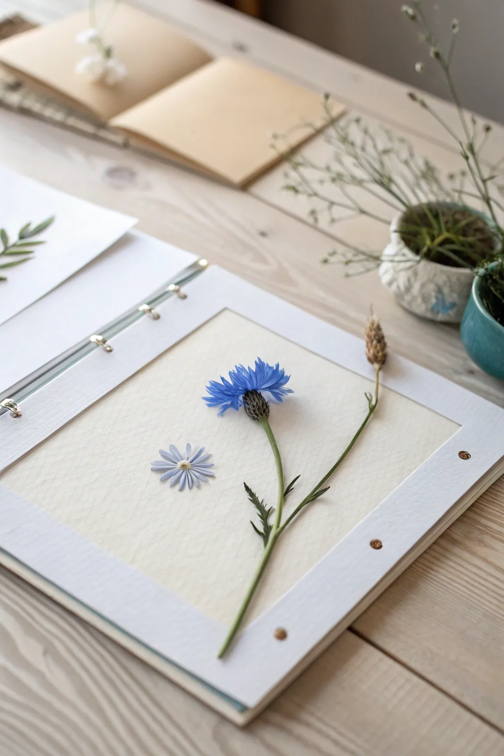 Embrace nature's elegance with a touch of blue.