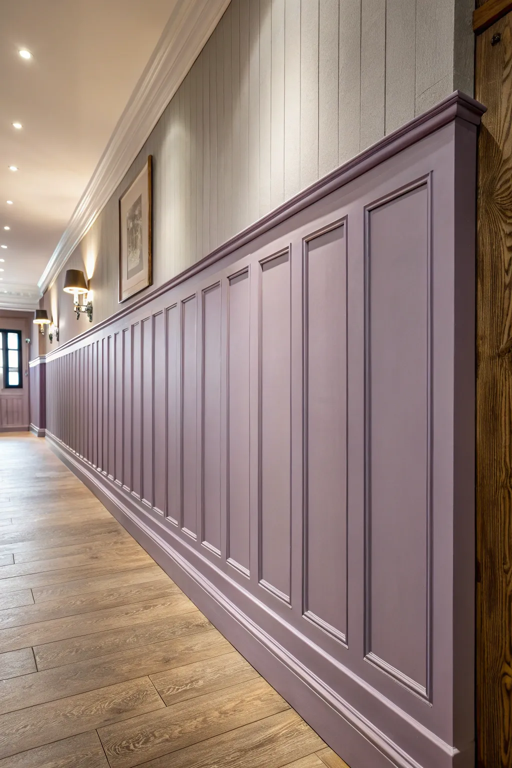 Elevate your space with the understated elegance of muted lavender.