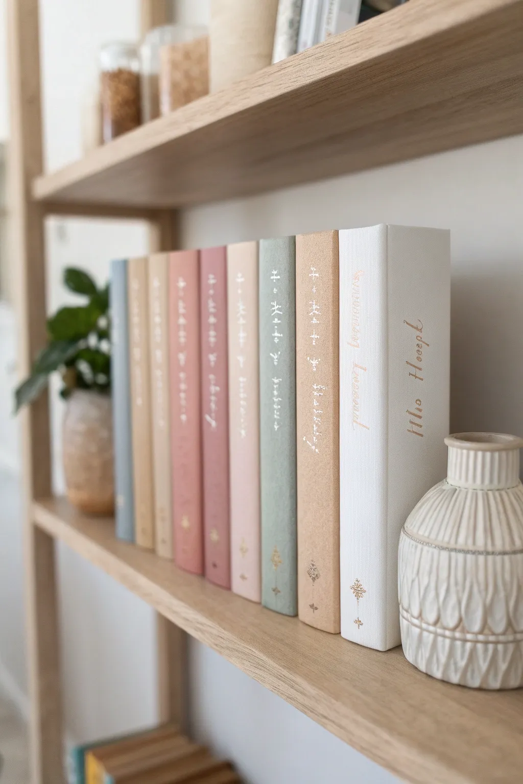 Elevate your space with words of wisdom—discover the beauty of book spines with inspirational quotes.