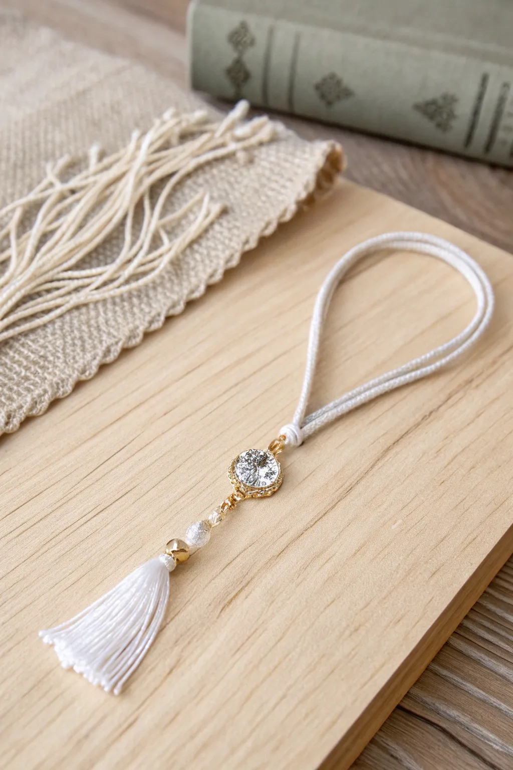 Add a touch of sparkle to your reading with a bejeweled bookmark charm.