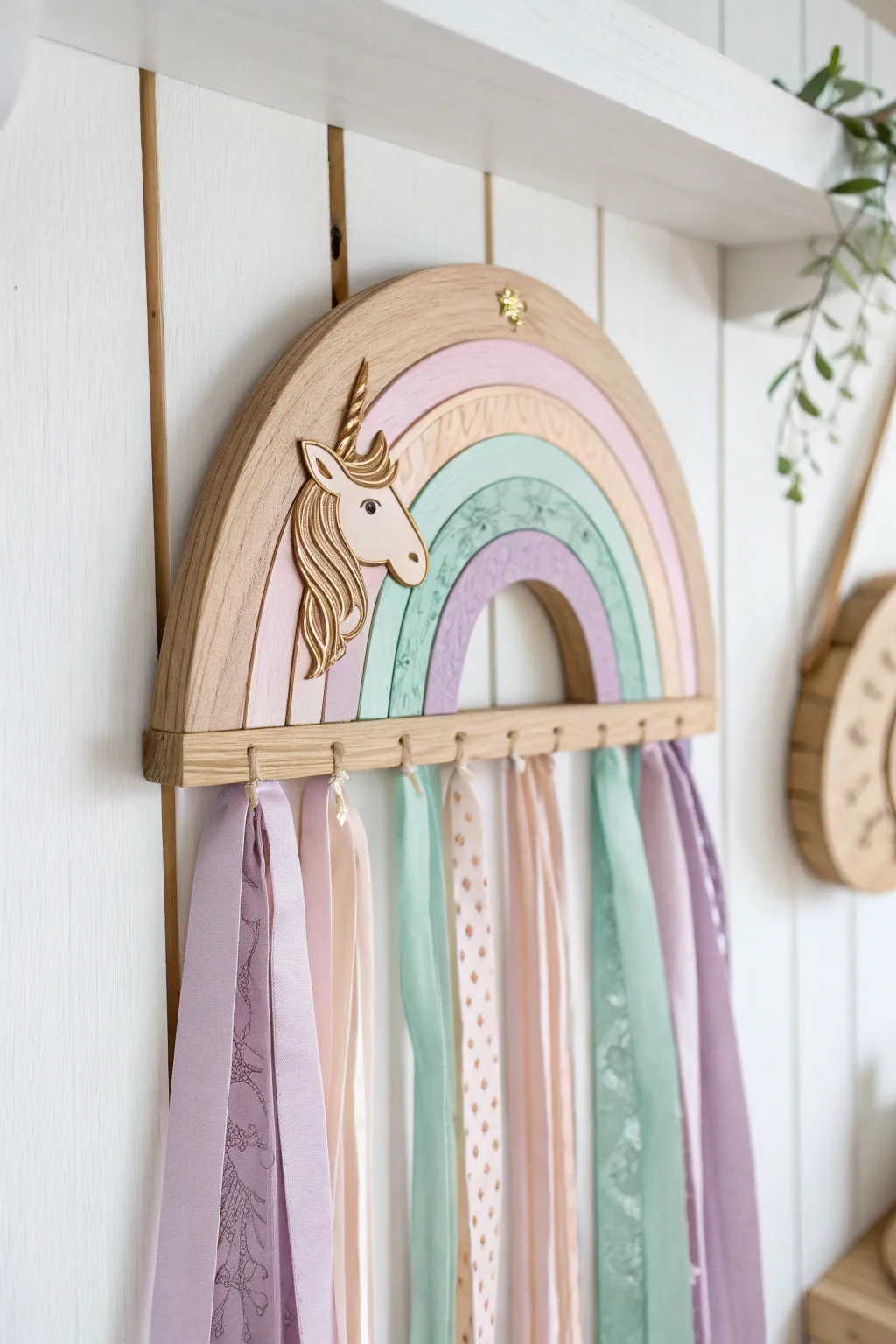 Enchant your space with this whimsical Rainbow Unicorn Bow Holder, perfect for adding a magical touch to any room.
