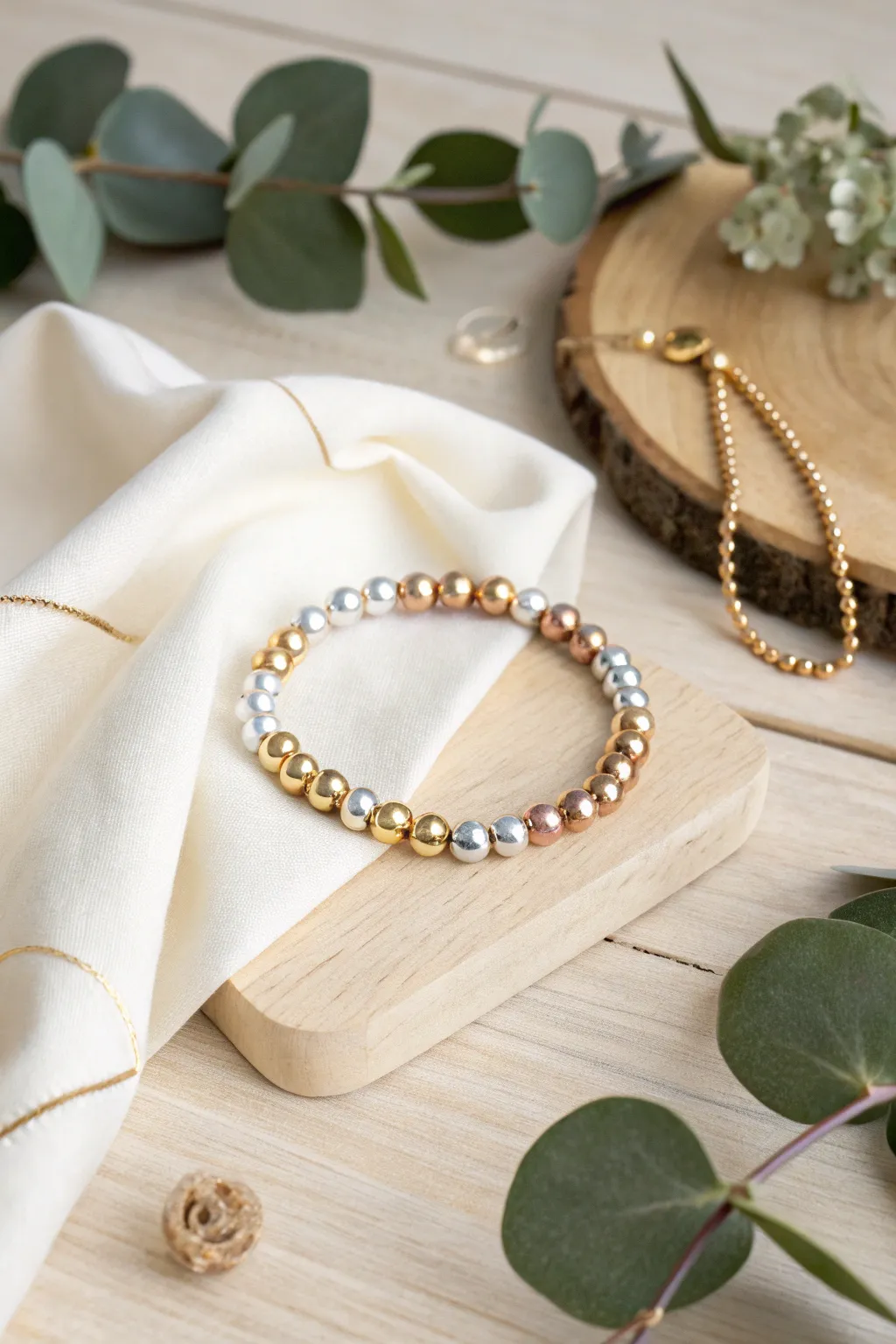 Elevate your style with metallic glam: a perfect blend of elegance and modern edge.