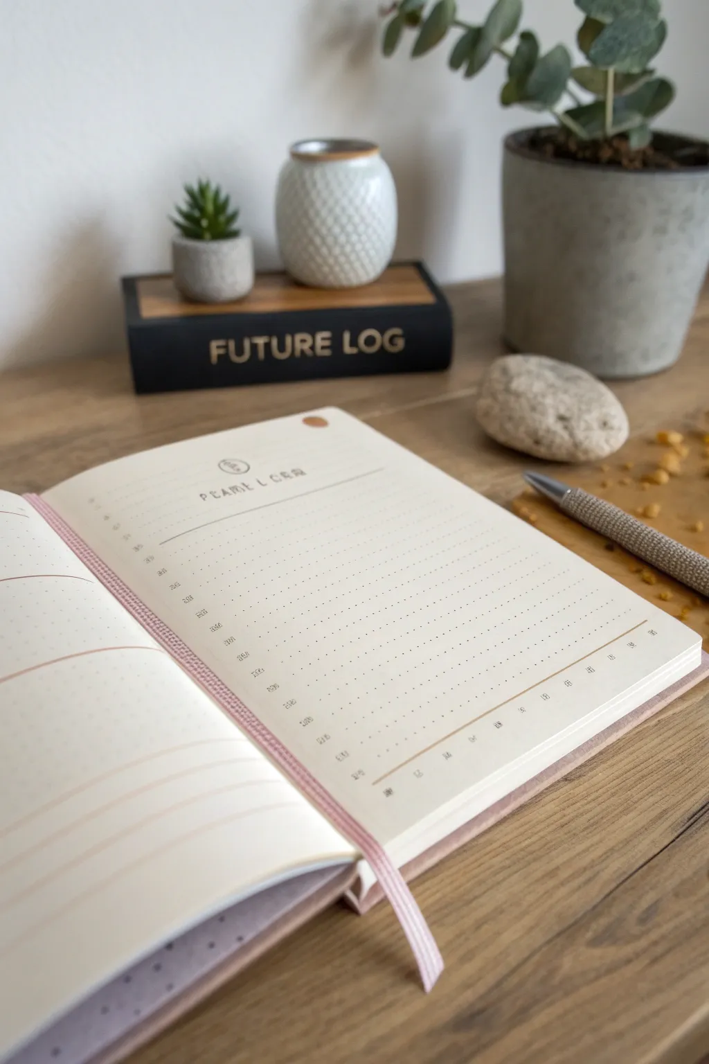 Discover the art of hidden notes with stylish interactive flaps in your bullet journal. #BulletJournal #MinimalistDesign
