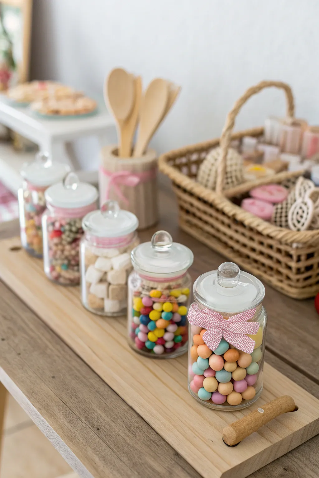 Create sweet memories with a chic and interactive mini candy bar!