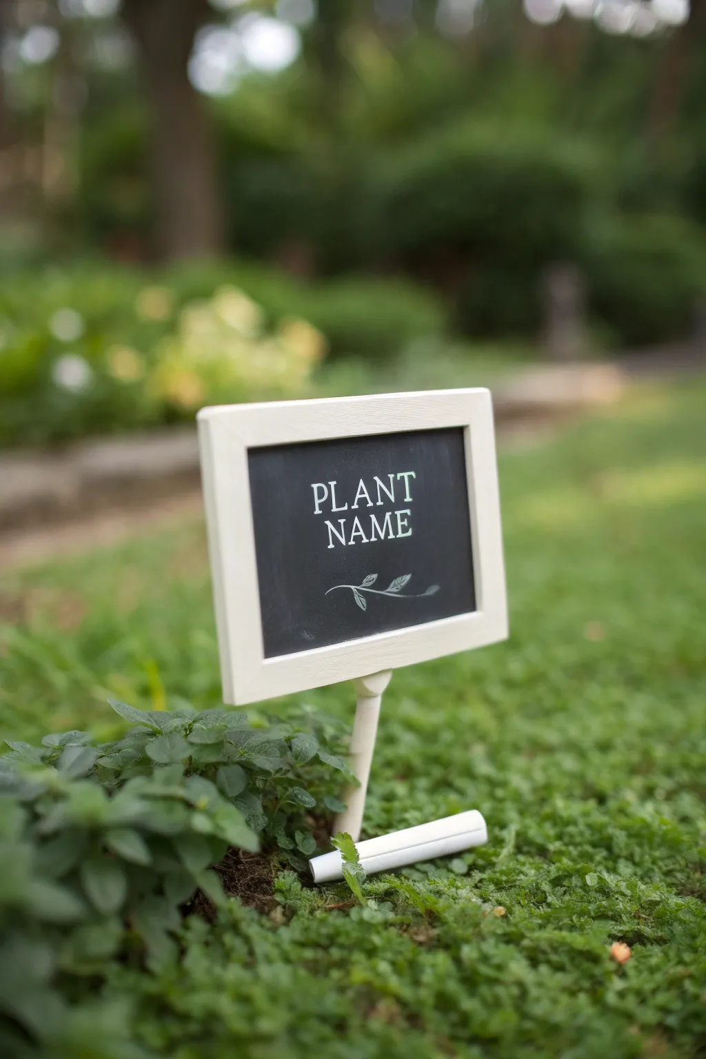 Redefine your garden's charm with minimalist chalkboard ceramic markers. Perfect for dynamic plant labeling!