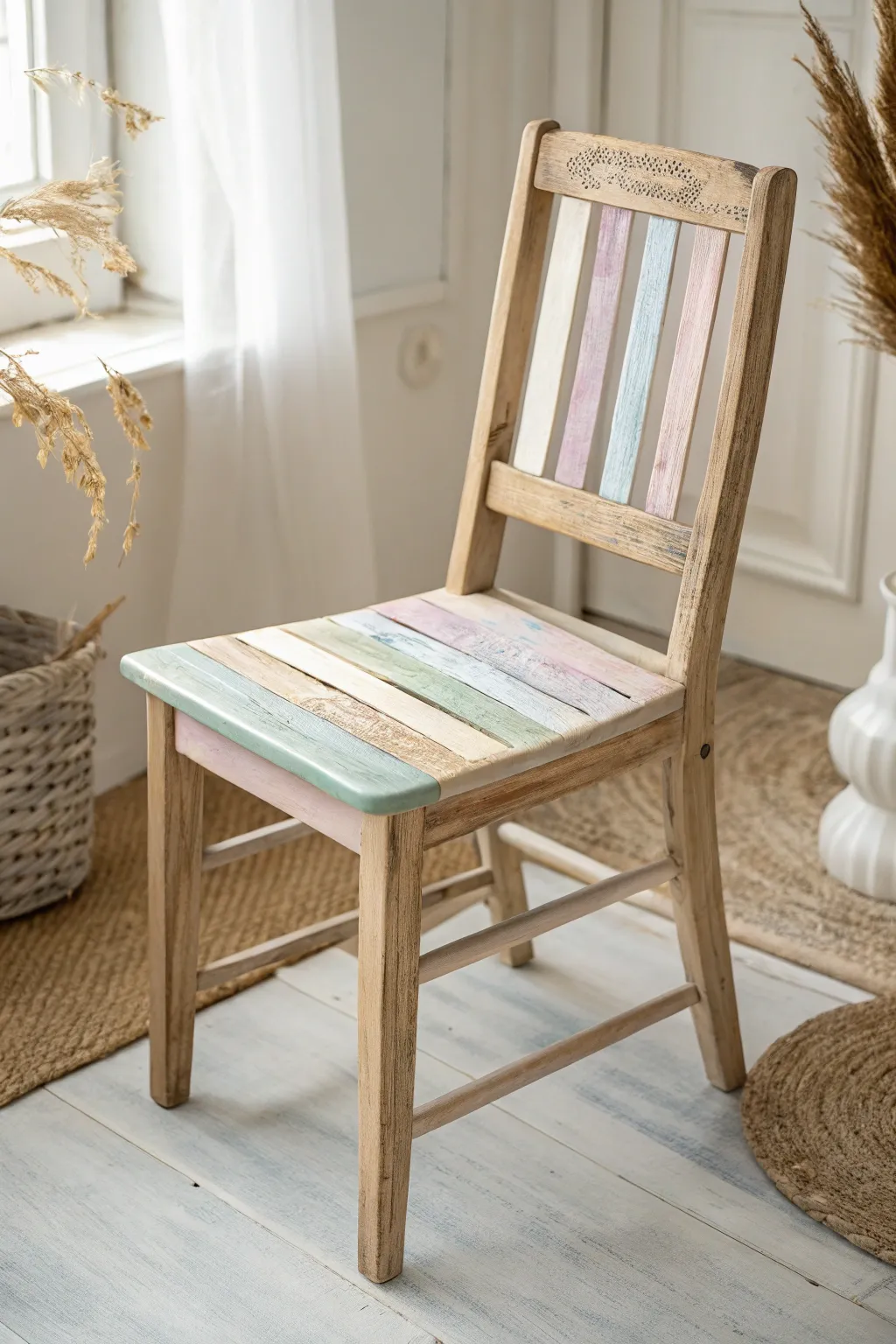 Discover the art of layered chalk paint for a chair that tells a story of elegance and depth.
