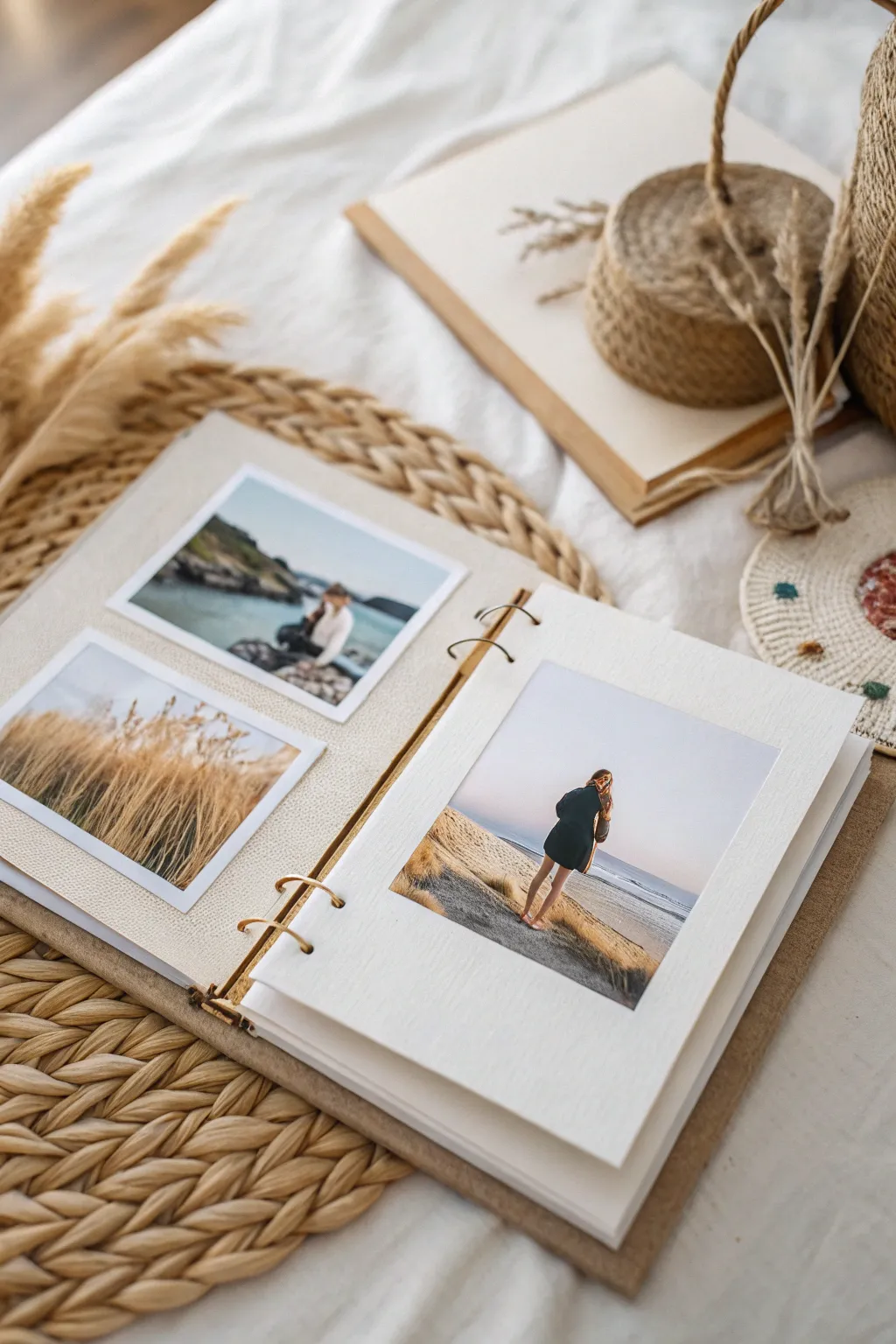 Elevate your scrapbook with the art of simplicity and elegance.