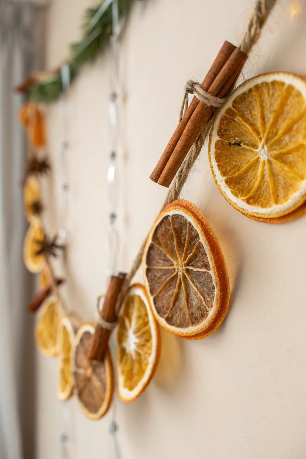 Elevate your holiday decor with a touch of handcrafted elegance: Citrus Garland Delights.