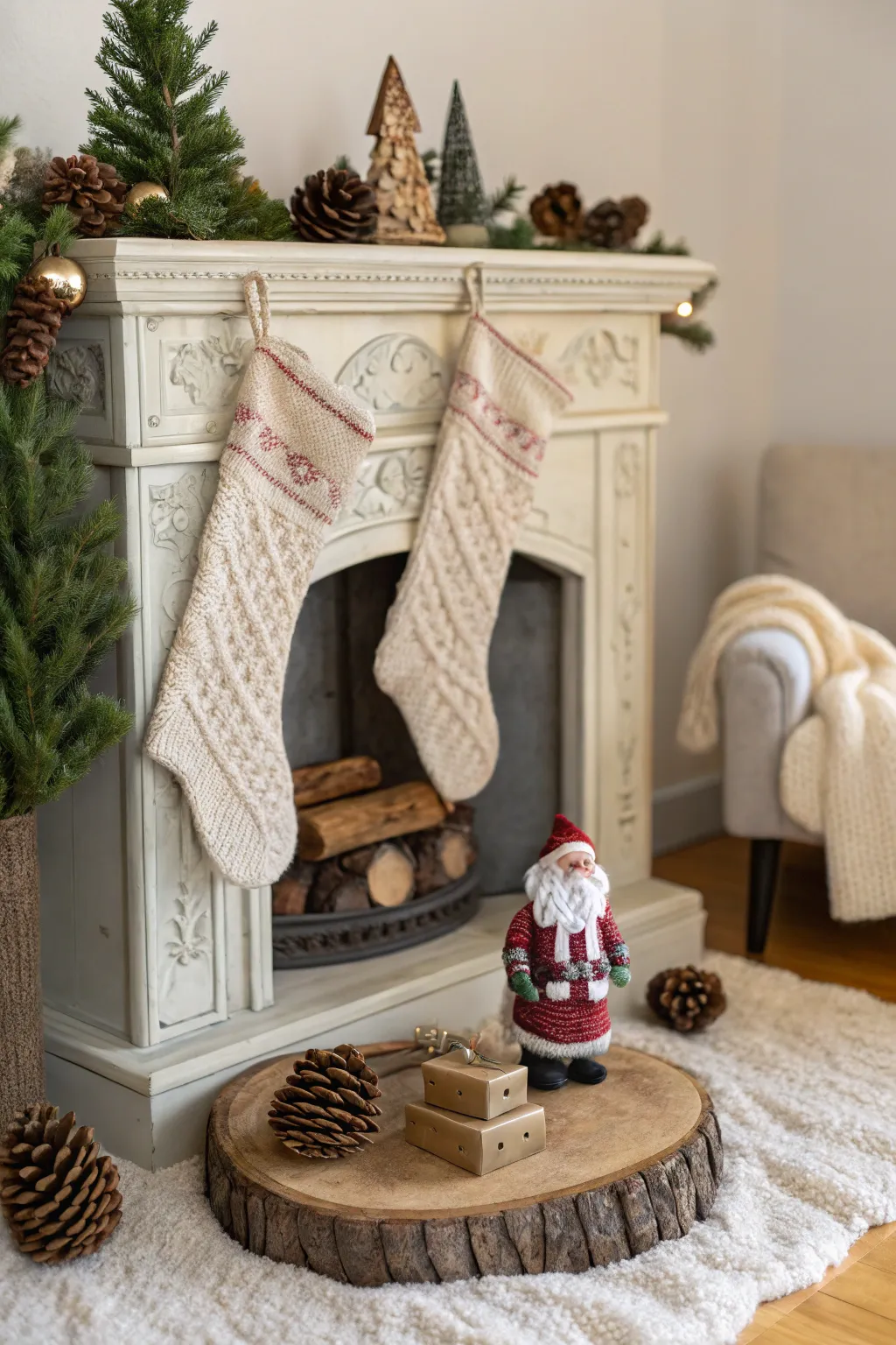 Capture the wonder of Christmas Eve with a minimalist diorama that brings back childhood magic.