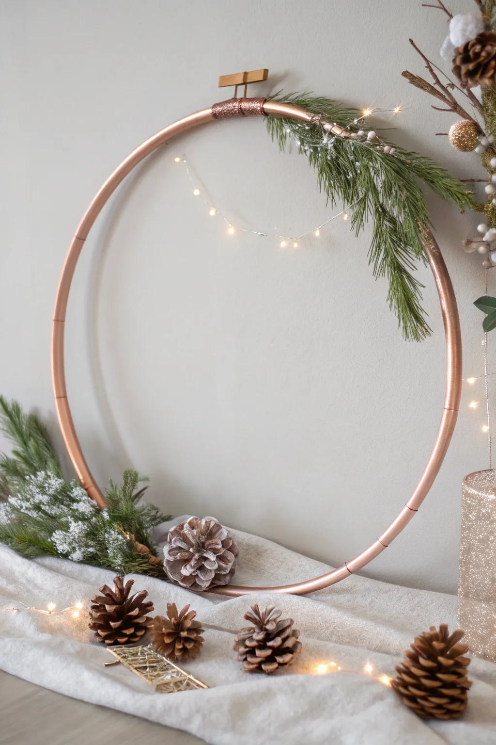 Embrace the elegance of Rose Gold Glam this holiday season with minimalist charm.
