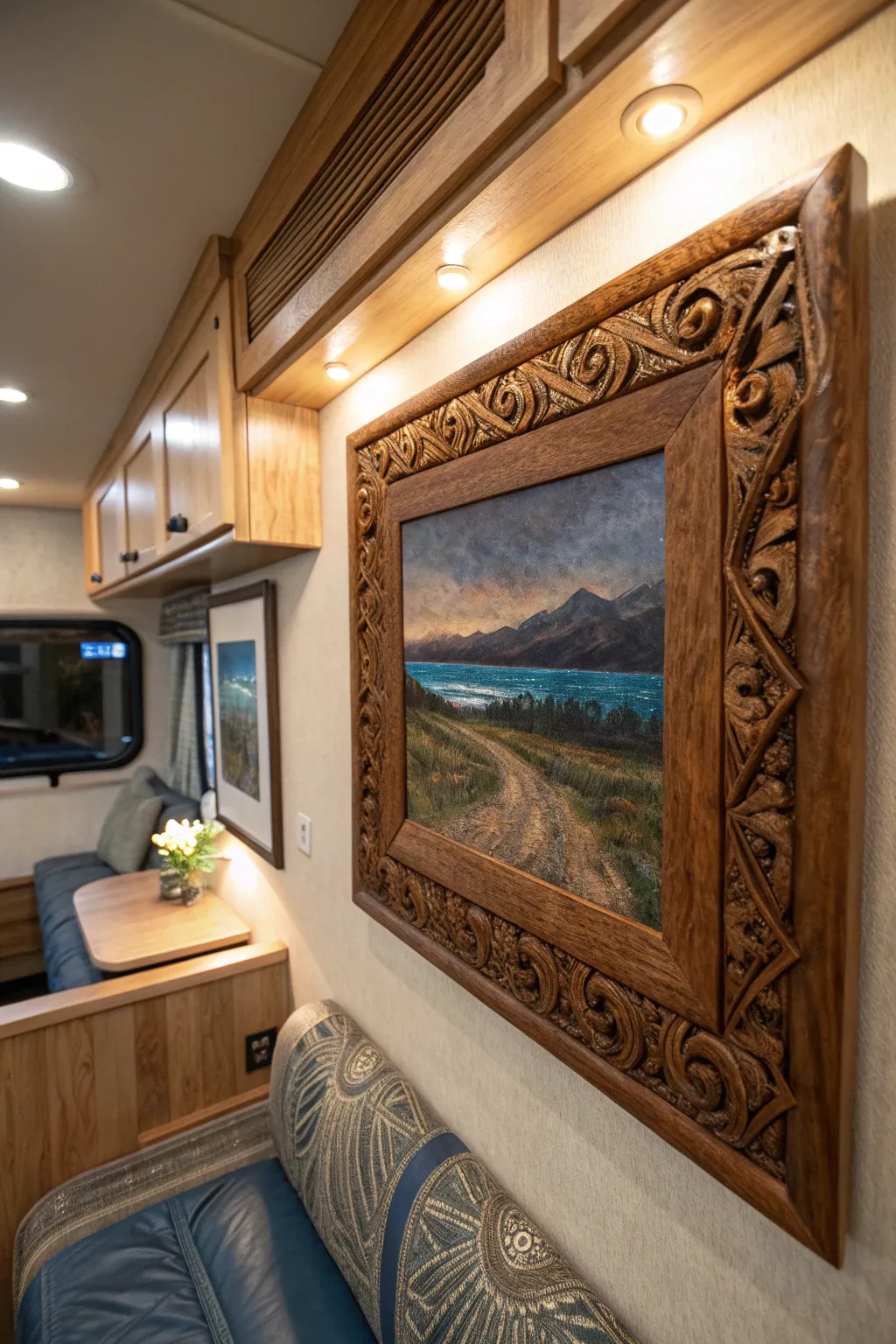 Transform your RV into a personalized oasis with handcrafted art that tells your journey's story.
