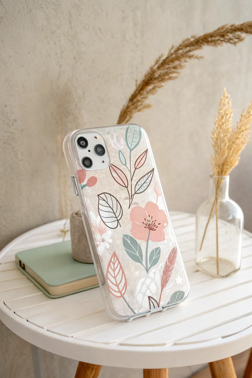 Transform your phone into a painted masterpiece with simple elegance and a personal touch.