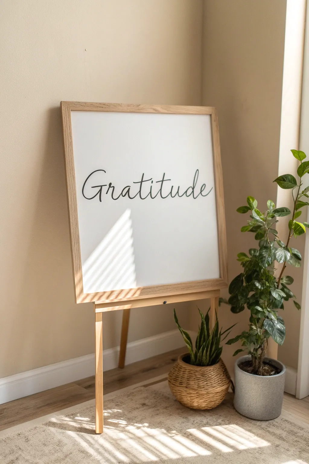 Find moments of gratitude daily with this minimalist Grateful Board.