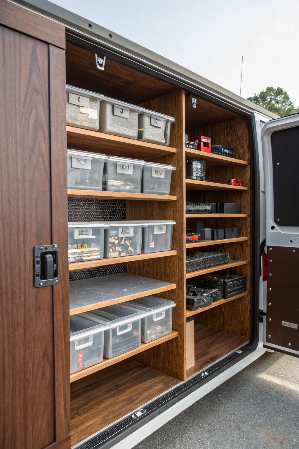 Effortless Organization: Clear bins for quick access and peace of mind.
