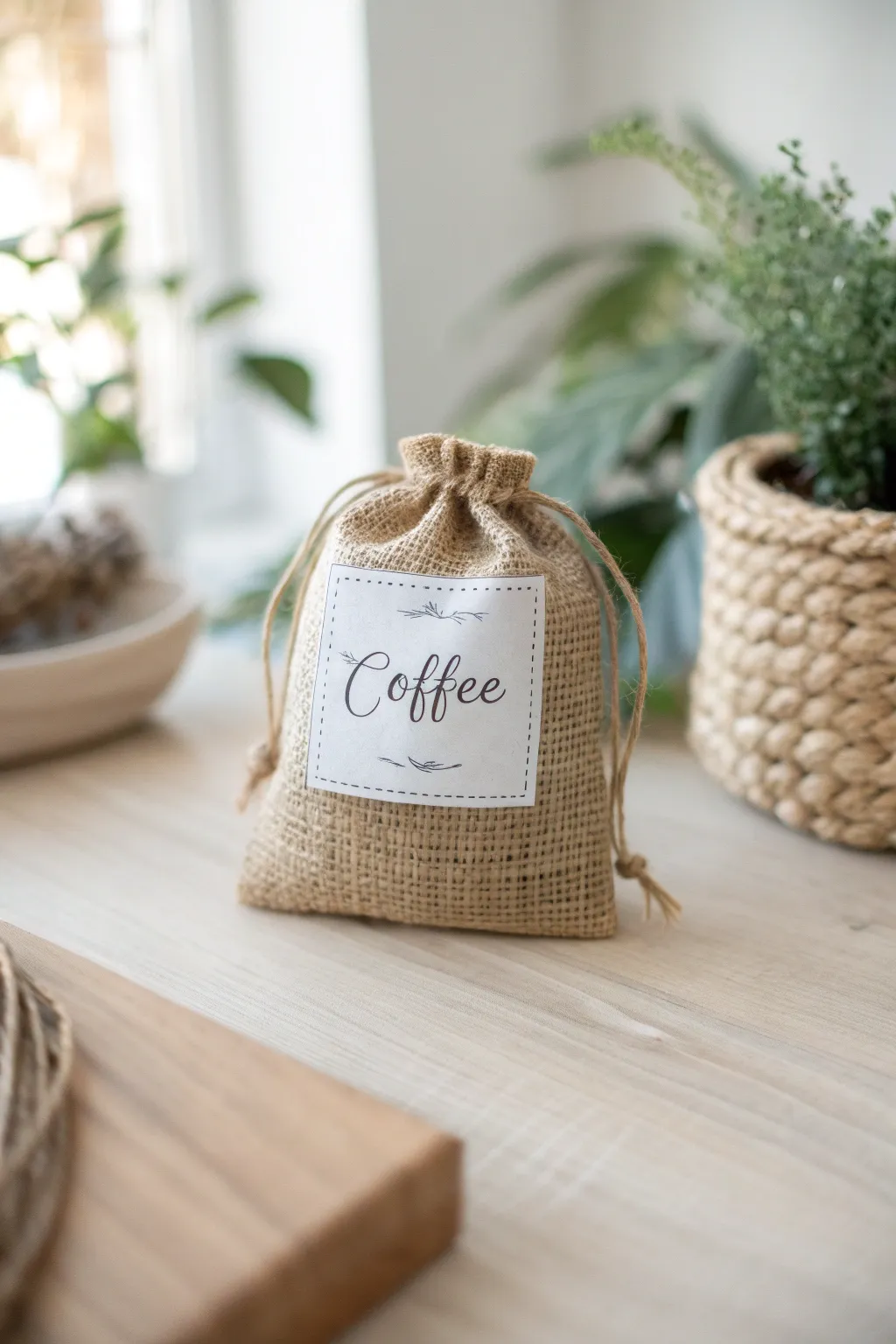 Elevate your coffee ritual with a personalized touch, where simplicity meets natural beauty.