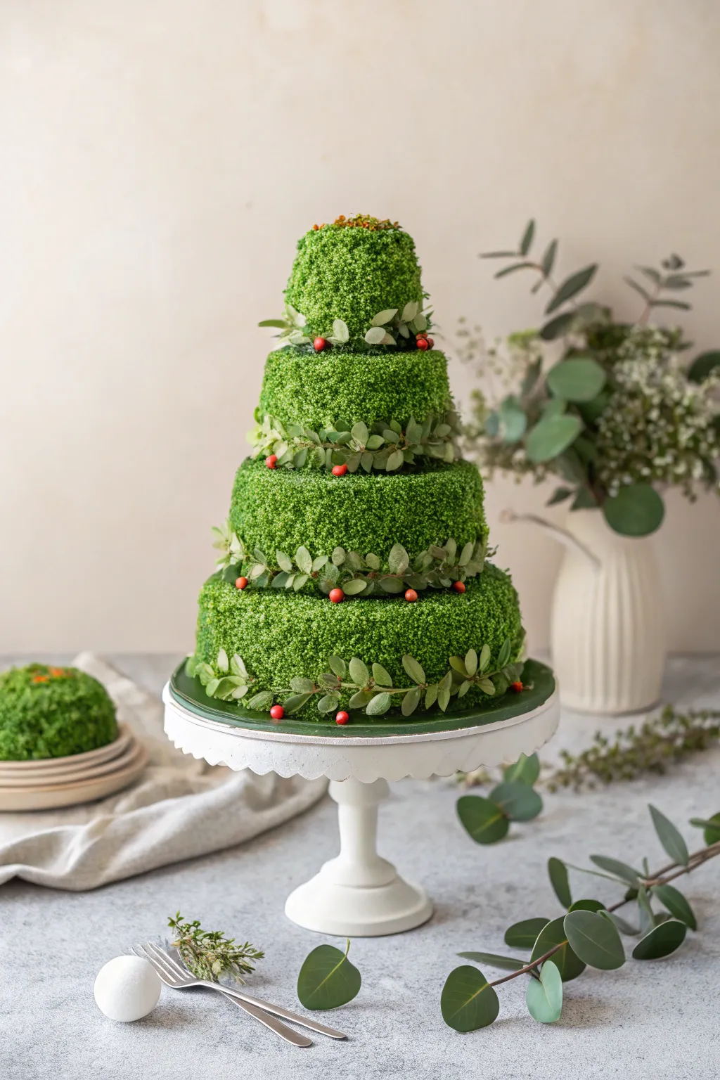 Elevate your dessert table with a stunning cake topiary—where elegance meets creativity!