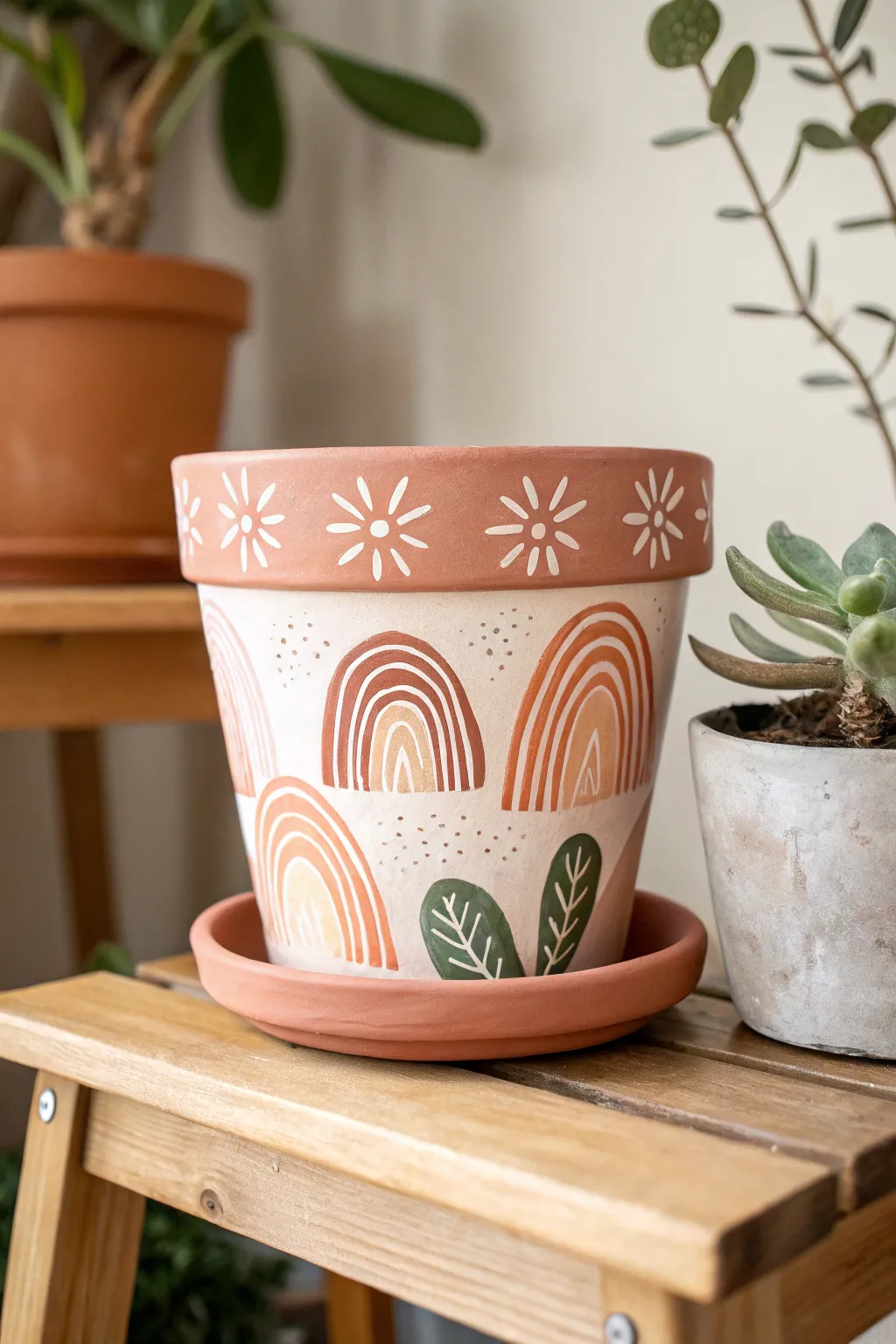 Add a splash of charm to your garden with a personalized terracotta planter!