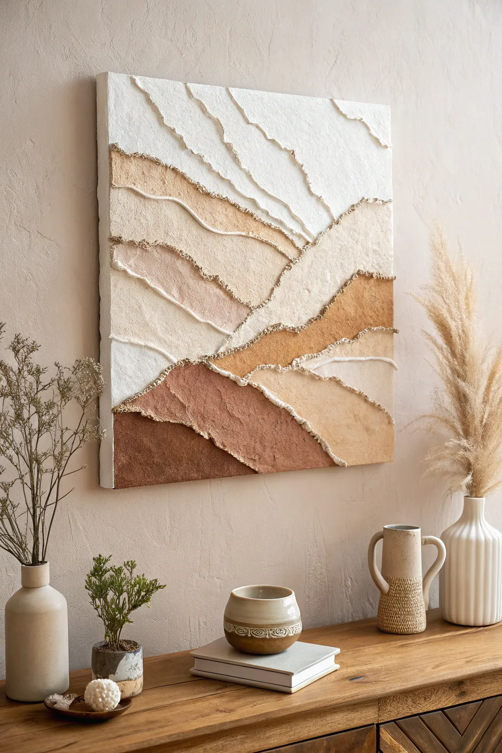 Embrace the art of imperfection with stunning busted canvas creations.