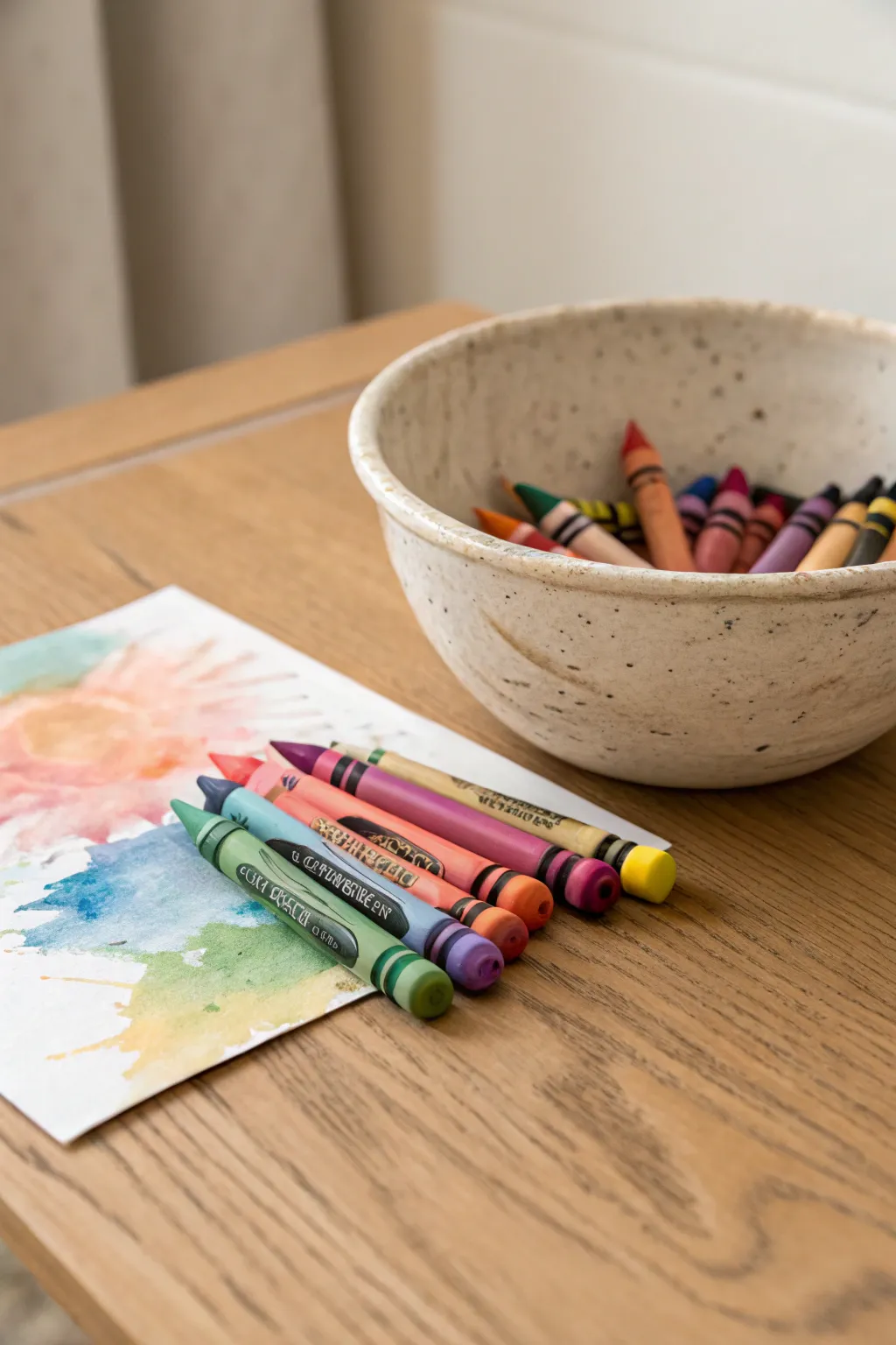 Unleash your creativity with reverse coloring: start with vibrant colors and let your imagination outline the rest. 🌈
