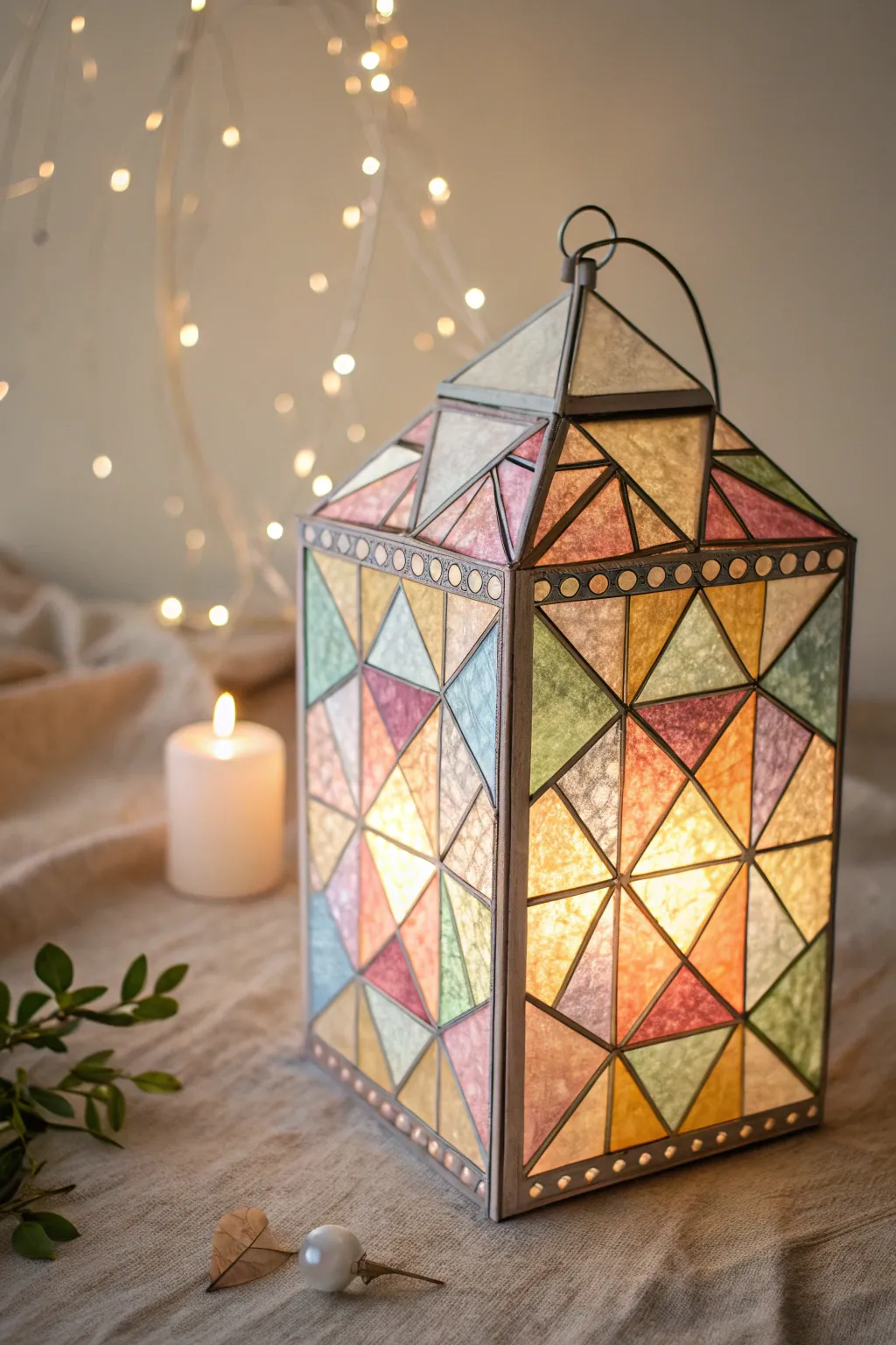 Illuminate your space with the elegance of DIY stained glass paper lanterns, where simplicity meets artistic flair.