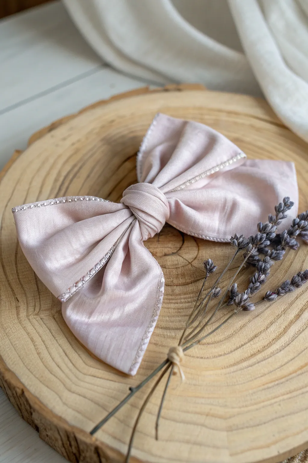 Elevate your style with a touch of handmade elegance. 🌿✨ #DIYHairBow #MinimalistChic