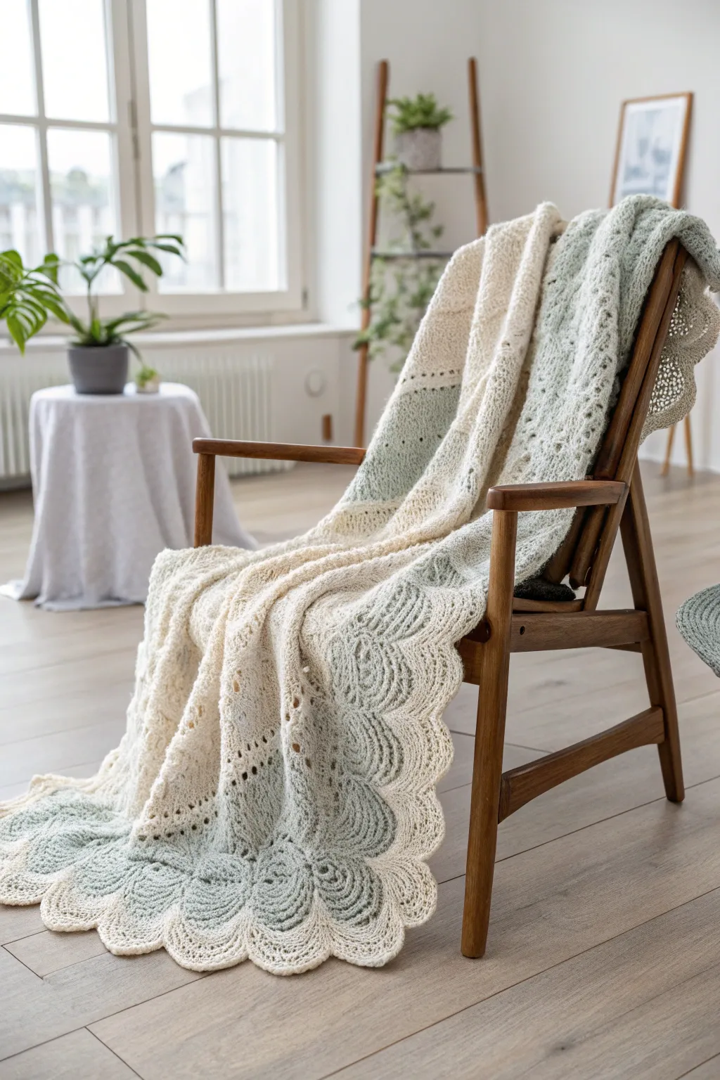 Embrace the elegance of shell stitch with this minimalist crochet masterpiece.
