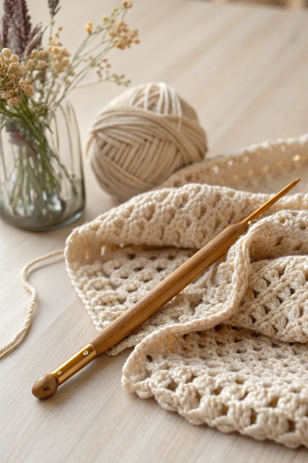 Craft with a conscience: Embrace sustainability with eco-friendly crochet tools and recycled yarns.