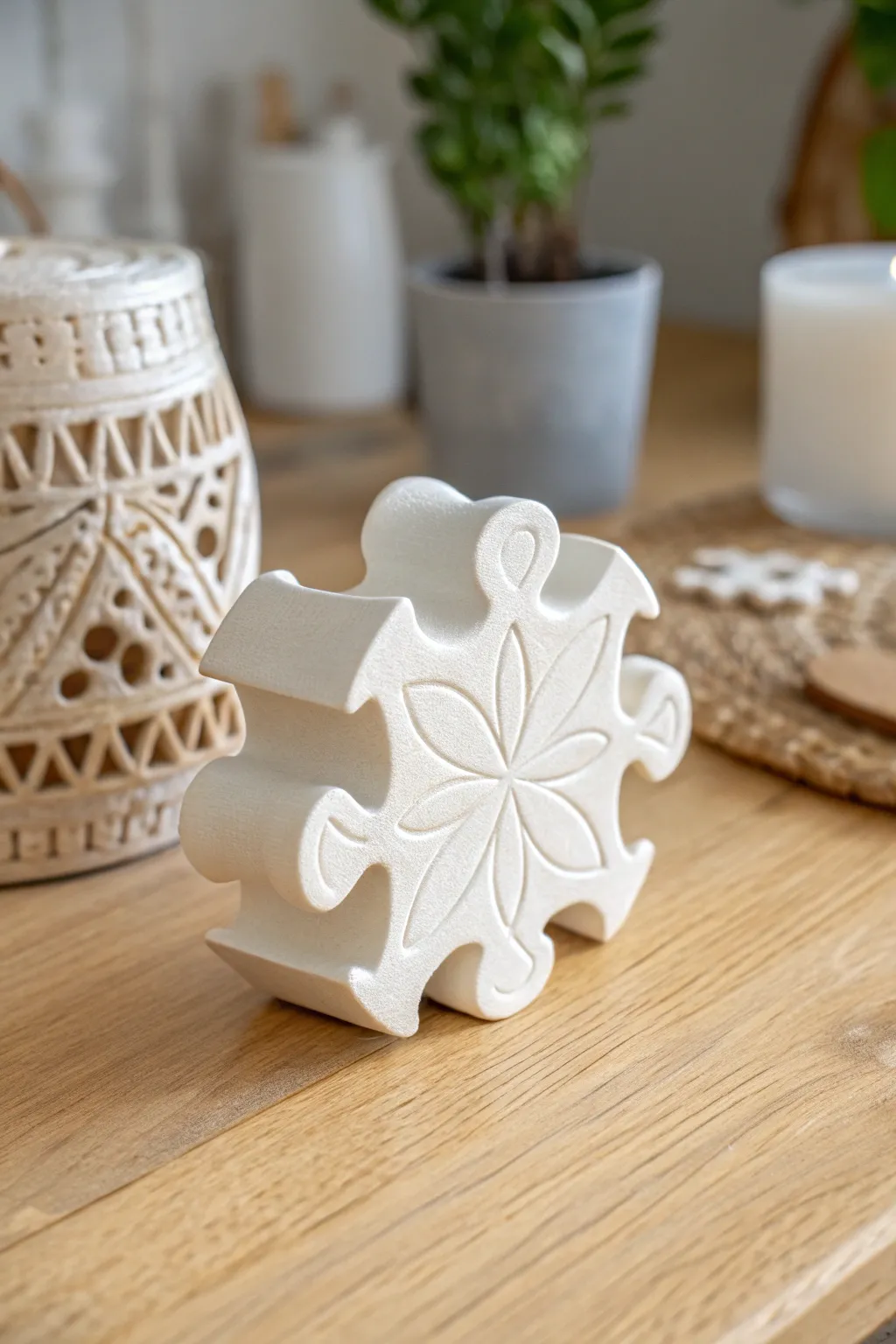 Piece together beauty and challenge with these elegantly crafted 3D puzzle pieces.