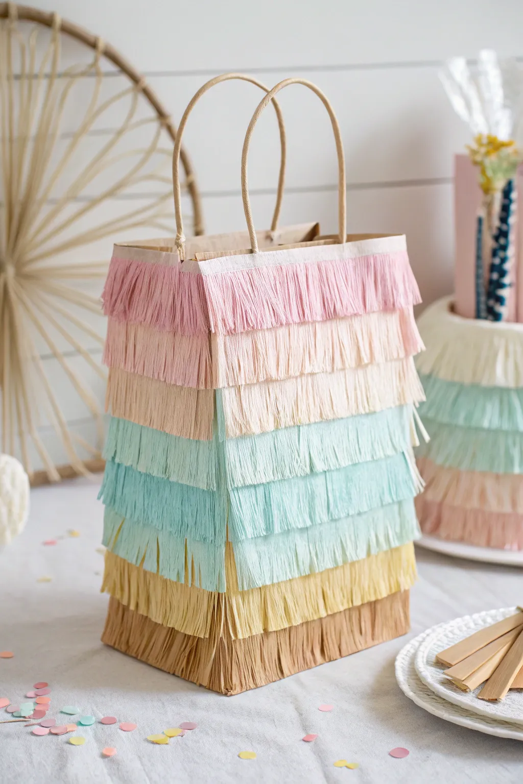 Elevate your gift-giving with playful fringe details for a touch of festive flair!