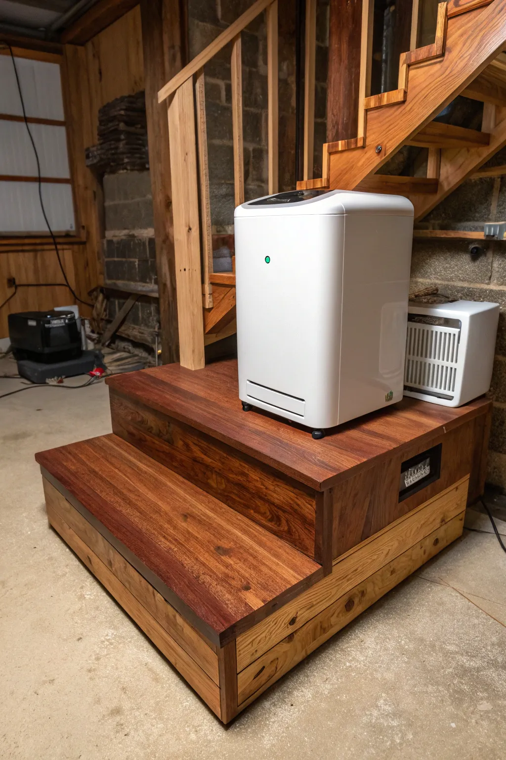 Elevate your dehumidifier with a custom-crafted platform—where function meets craftsmanship.