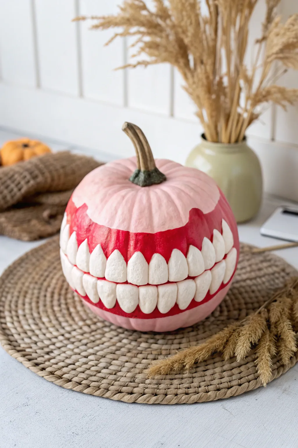 A playful twist on pumpkin carving: meet the Gingivitis Pumpkin, where humor meets artistry!