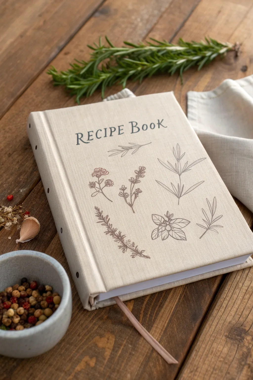 Craft memories together in the kitchen with a personalized recipe book filled with love and flavors.
