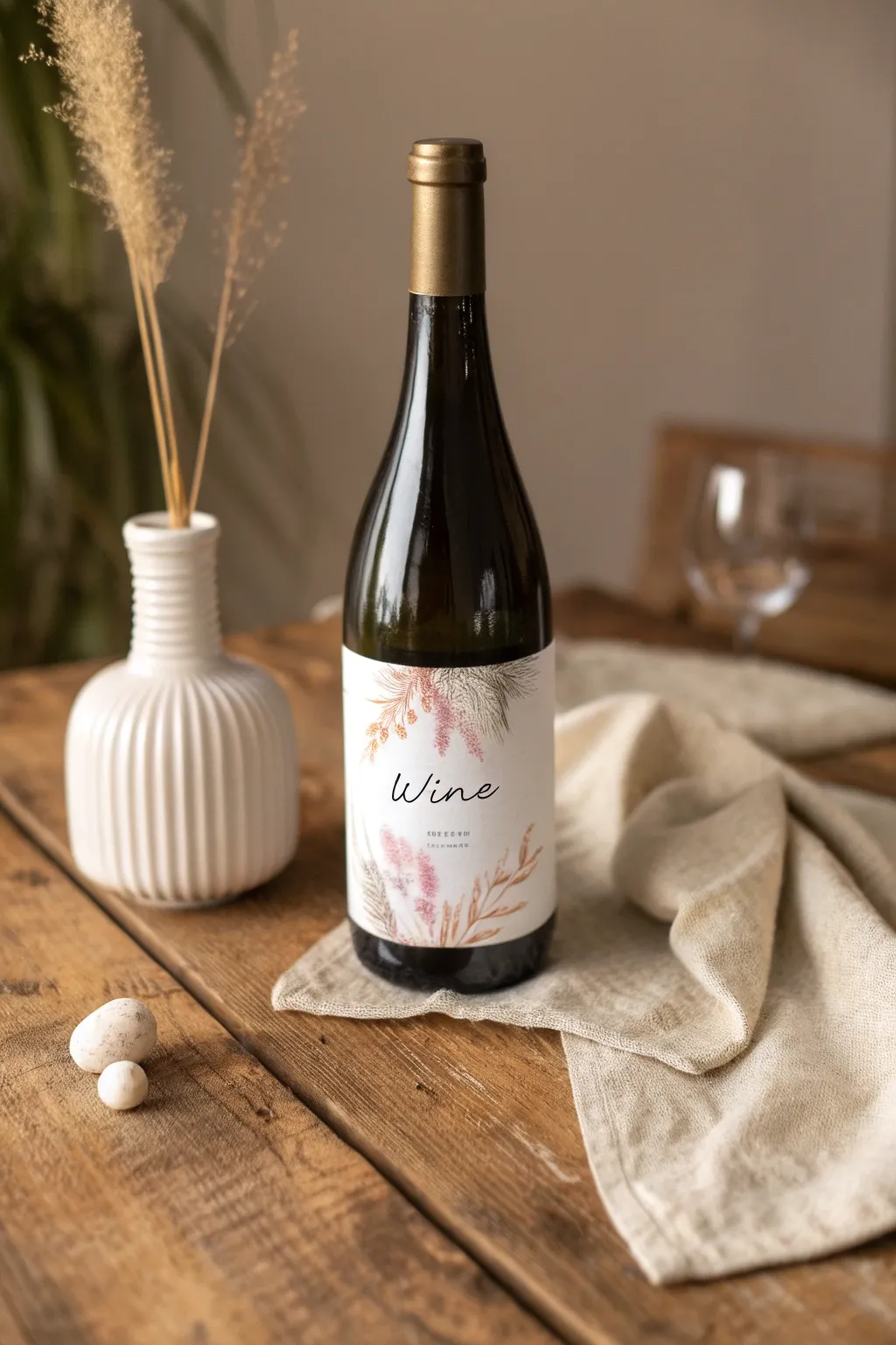 Toast to love with a personal touch: Customized wine labels for a special anniversary.