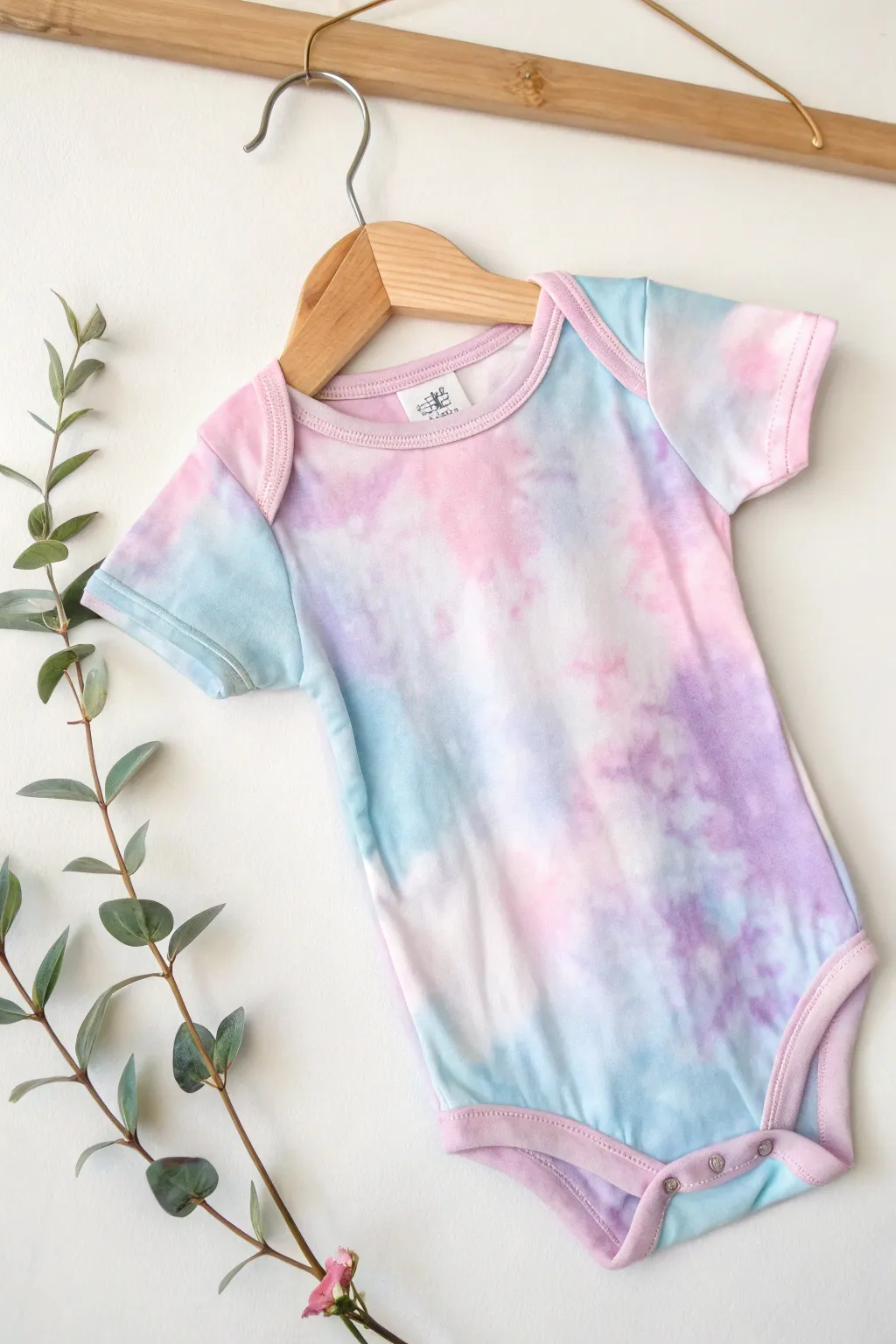 Embrace the art of simplicity with this dreamy watercolor onesie, perfect for your little one's gentle adventures.