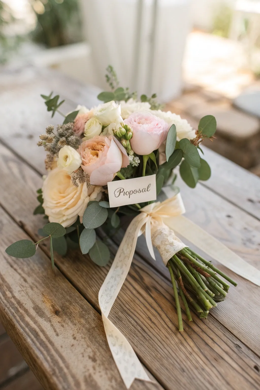 Craft a heartfelt bridesmaid proposal with a personal touch through DIY flower arrangements.