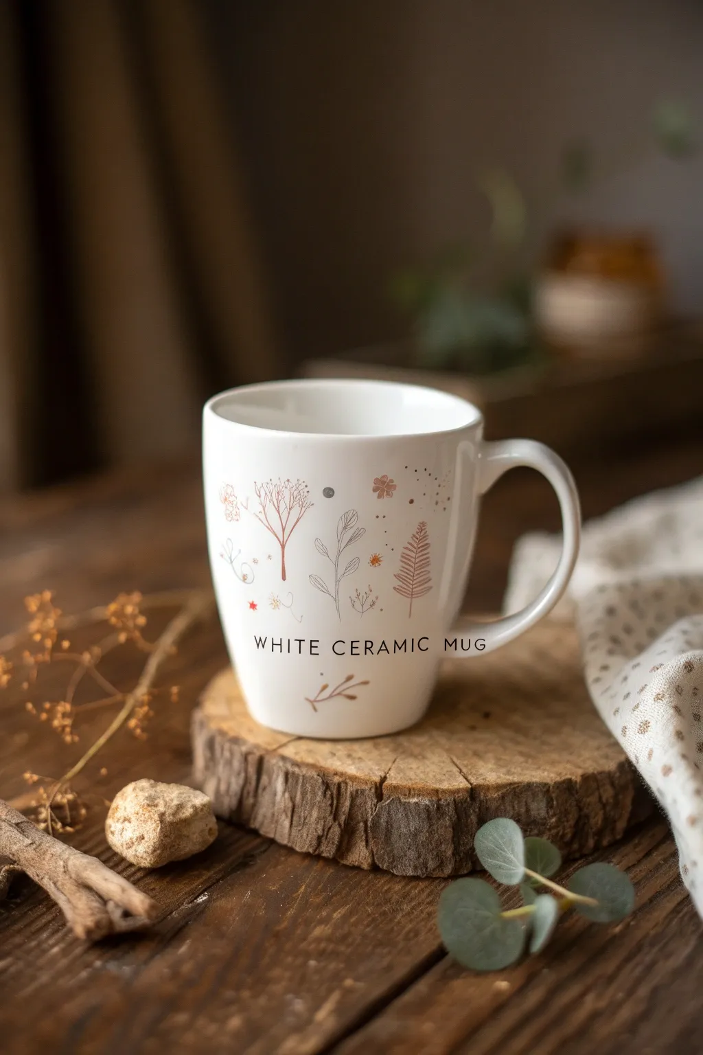 Craft a heartfelt morning ritual with a hand-painted mug: simple, elegant, and uniquely yours.
