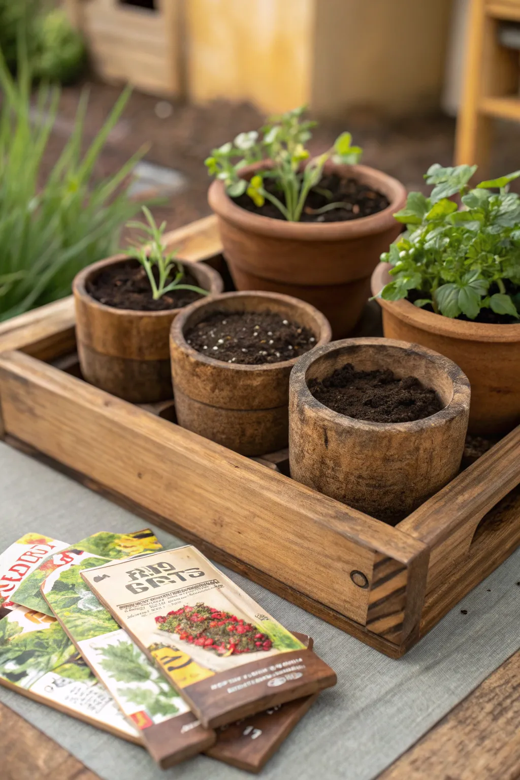 Craft the perfect DIY herb garden kit for Dad—where craftsmanship meets nature.