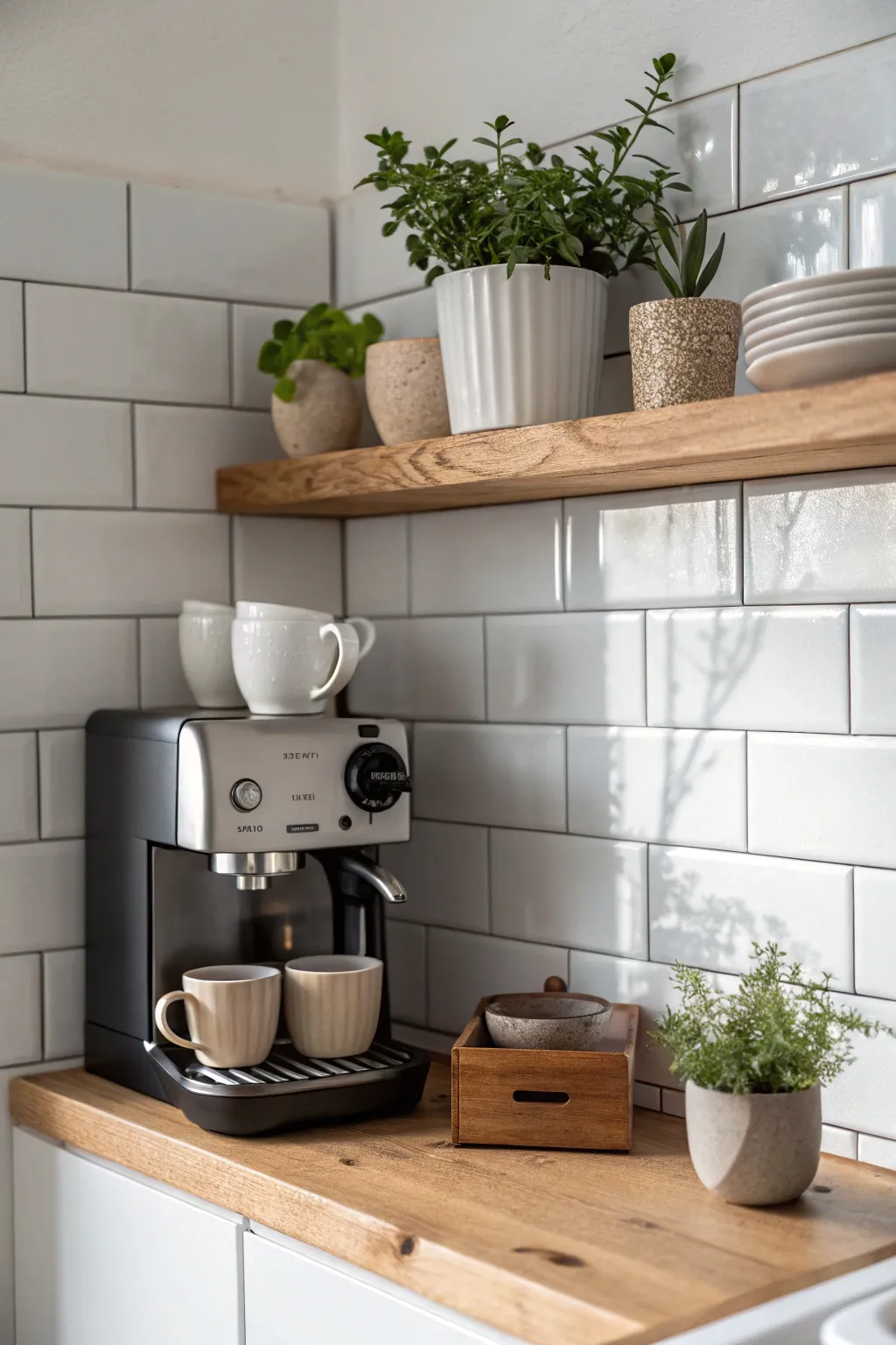 Transform any nook into a cozy coffee haven with minimalist charm. ☕✨ #ScandiBoho #CoffeeLovers