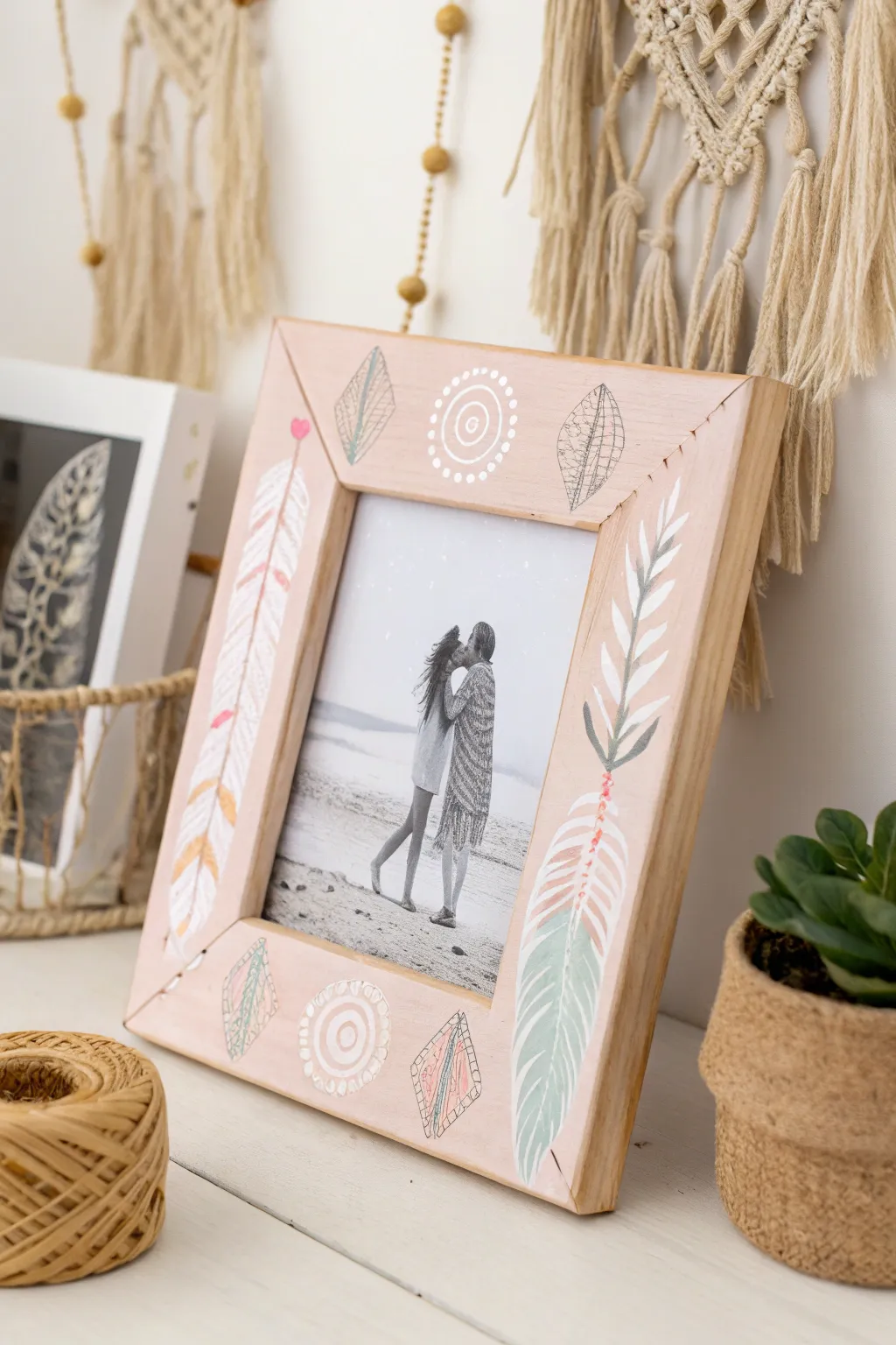 Transform a simple frame into a heartfelt masterpiece with a touch of creativity and love.