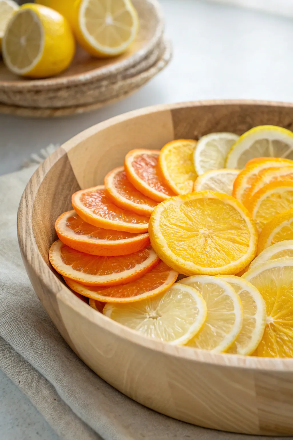 Add a zesty burst of color and freshness to your table with this Citrus Splash centerpiece. 🍊🍋 #MinimalistElegance #BohoTouch