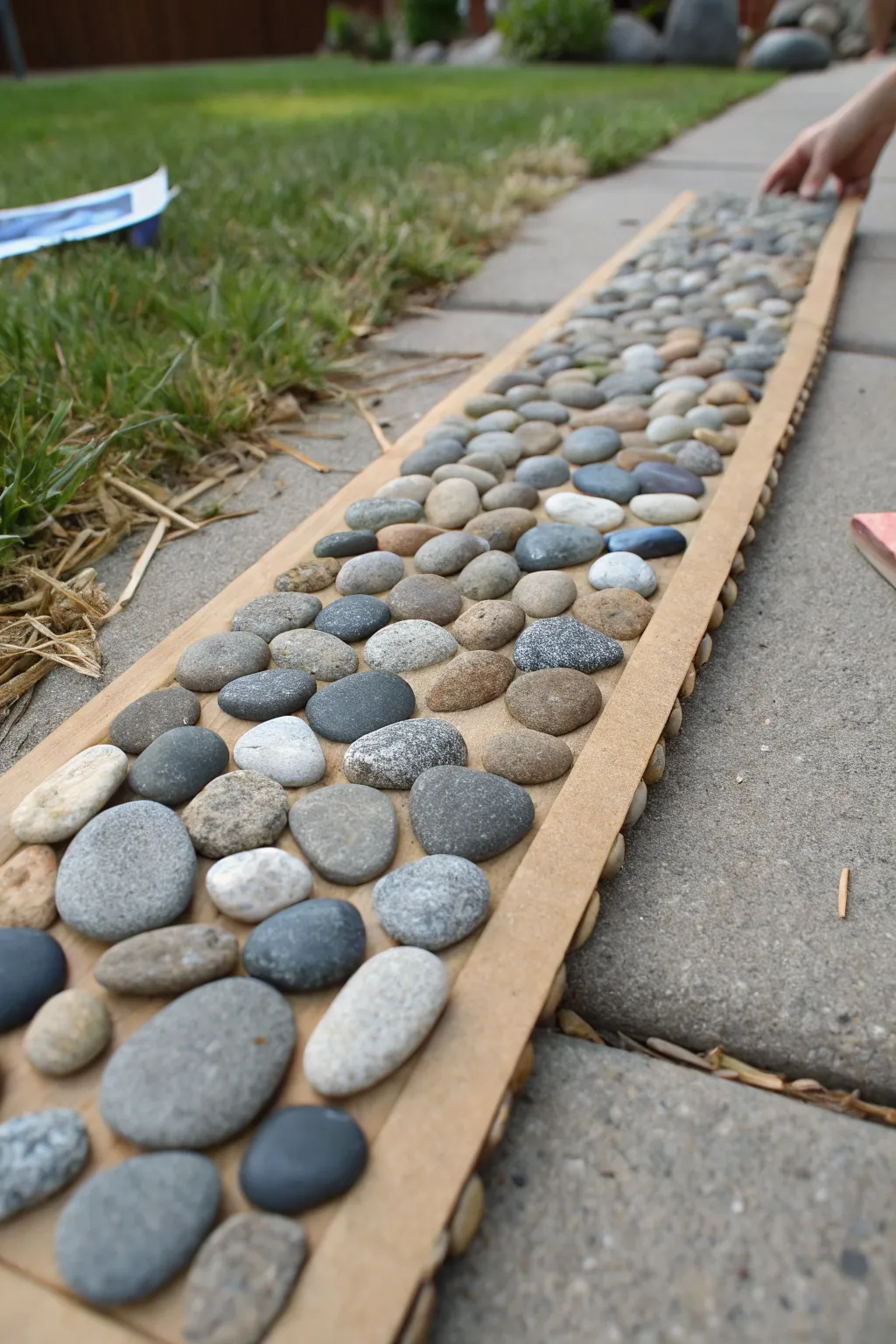 Craft your own fingerboard adventure with rustic pebble paths—where precision meets play.