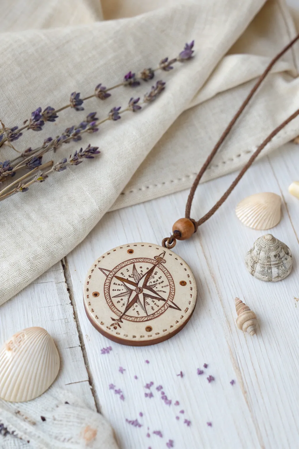 Navigate your adventures with elegance and simplicity. #DIYCompassNecklace #MinimalistBoho